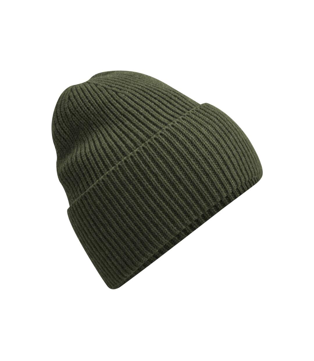 Bonnet Coupe Ample Vert Olive Beechfield-2
