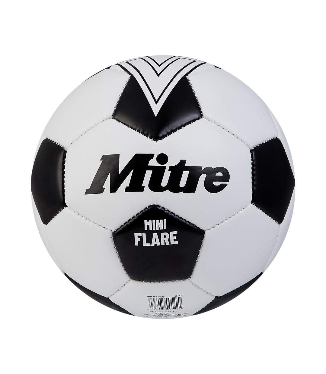 Balle mini flare taille 1 noir / blanc Mitre-1