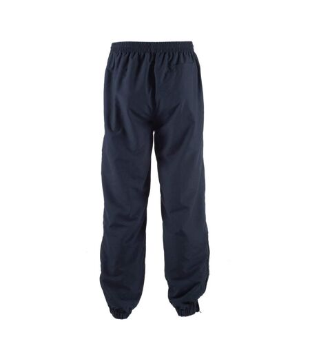 Unisex adult cuffed tracksuit bottoms navy Tombo