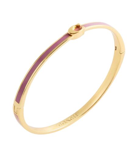 Bracelet Poli Femme Taille Unique Rose Jaune Or Coach