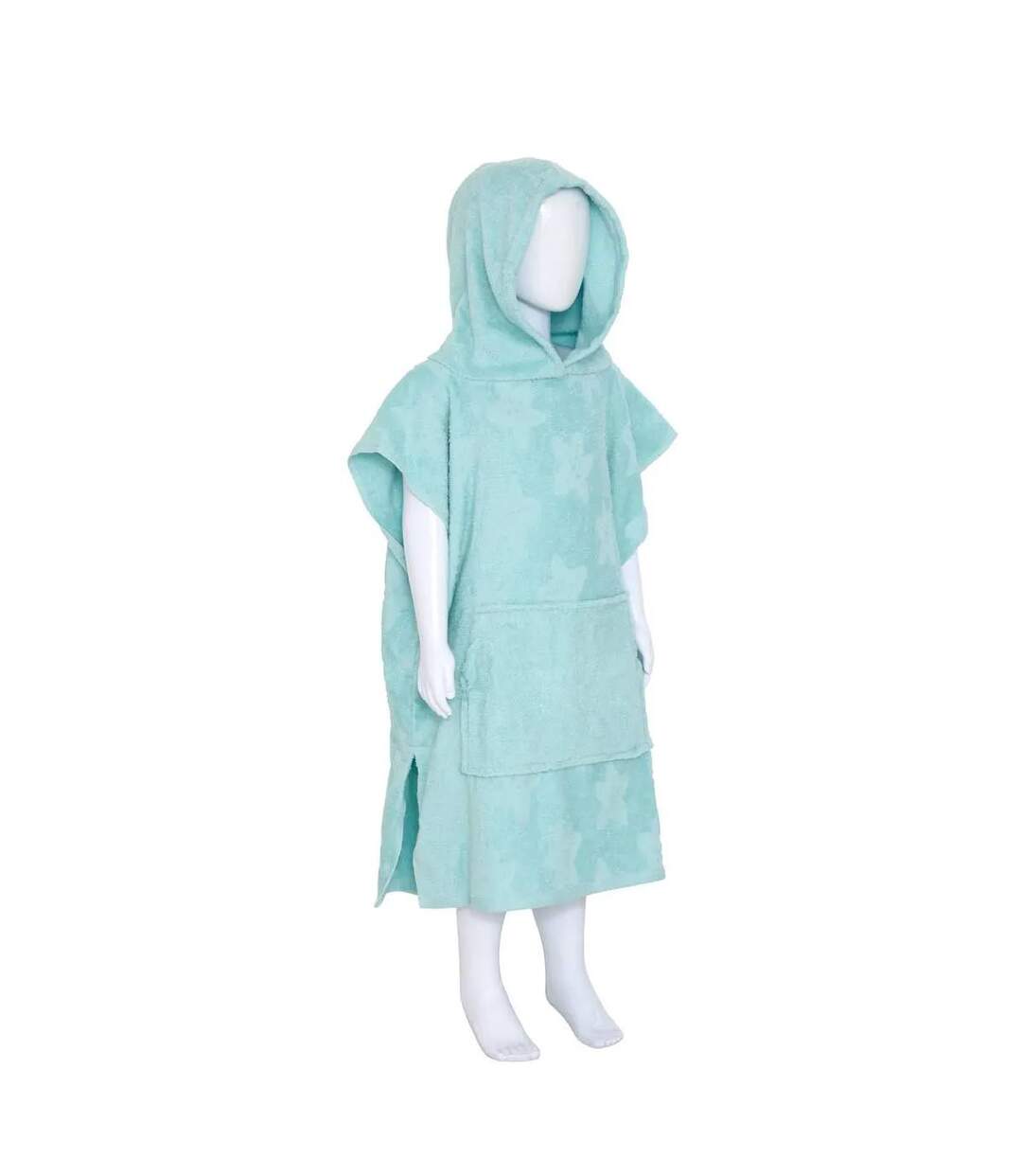 Cape de Bain Enfant & Gant de Toilette Mer Bleu-2