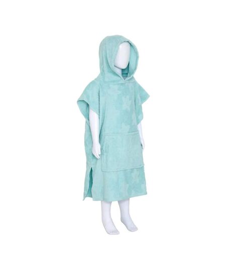 Cape de Bain Enfant & Gant de Toilette Mer Bleu
