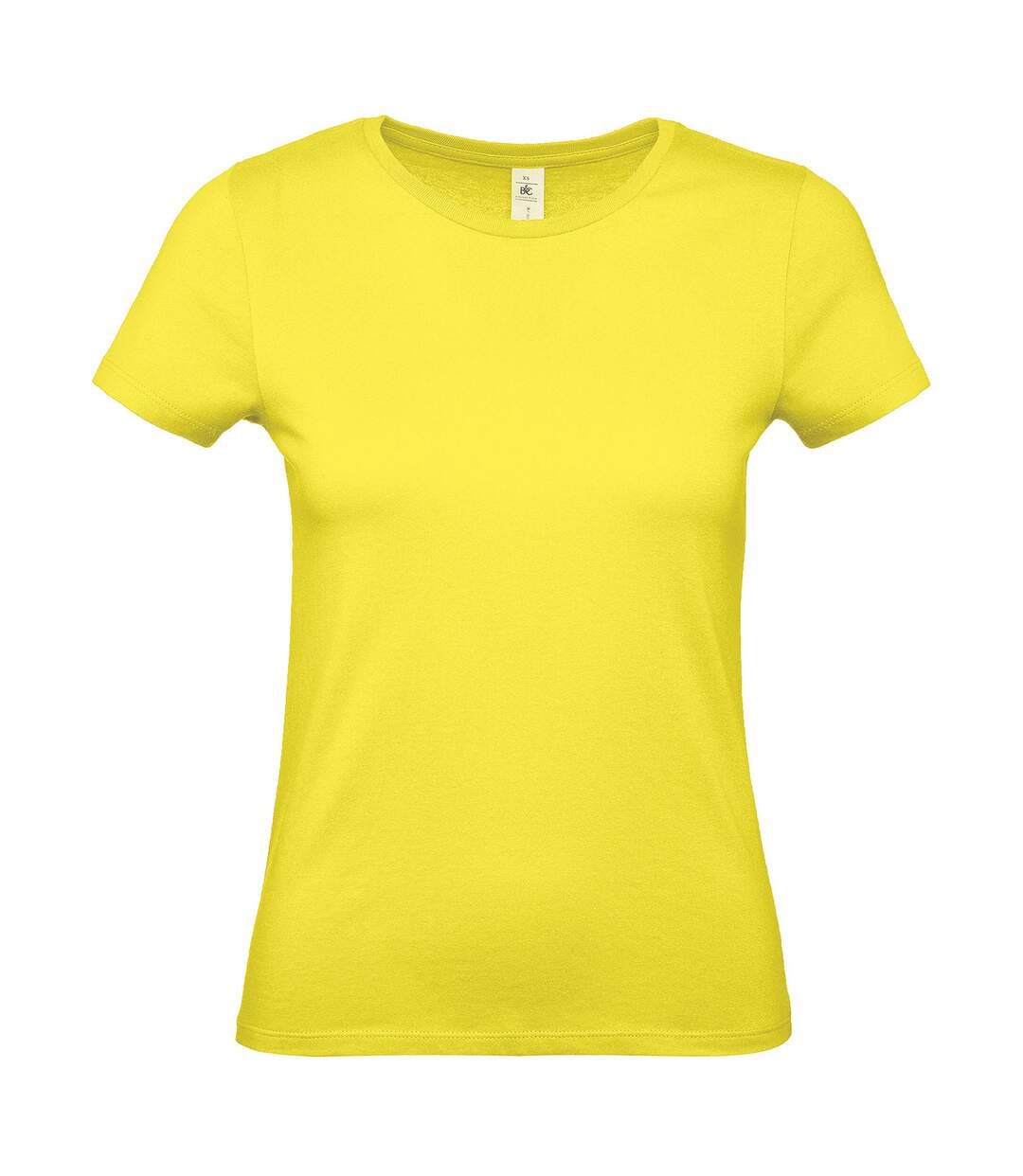 T-shirt #e150 femme jaune soleil B&C