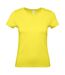 Womens/ladies e150 t-shirt solar yellow B&C