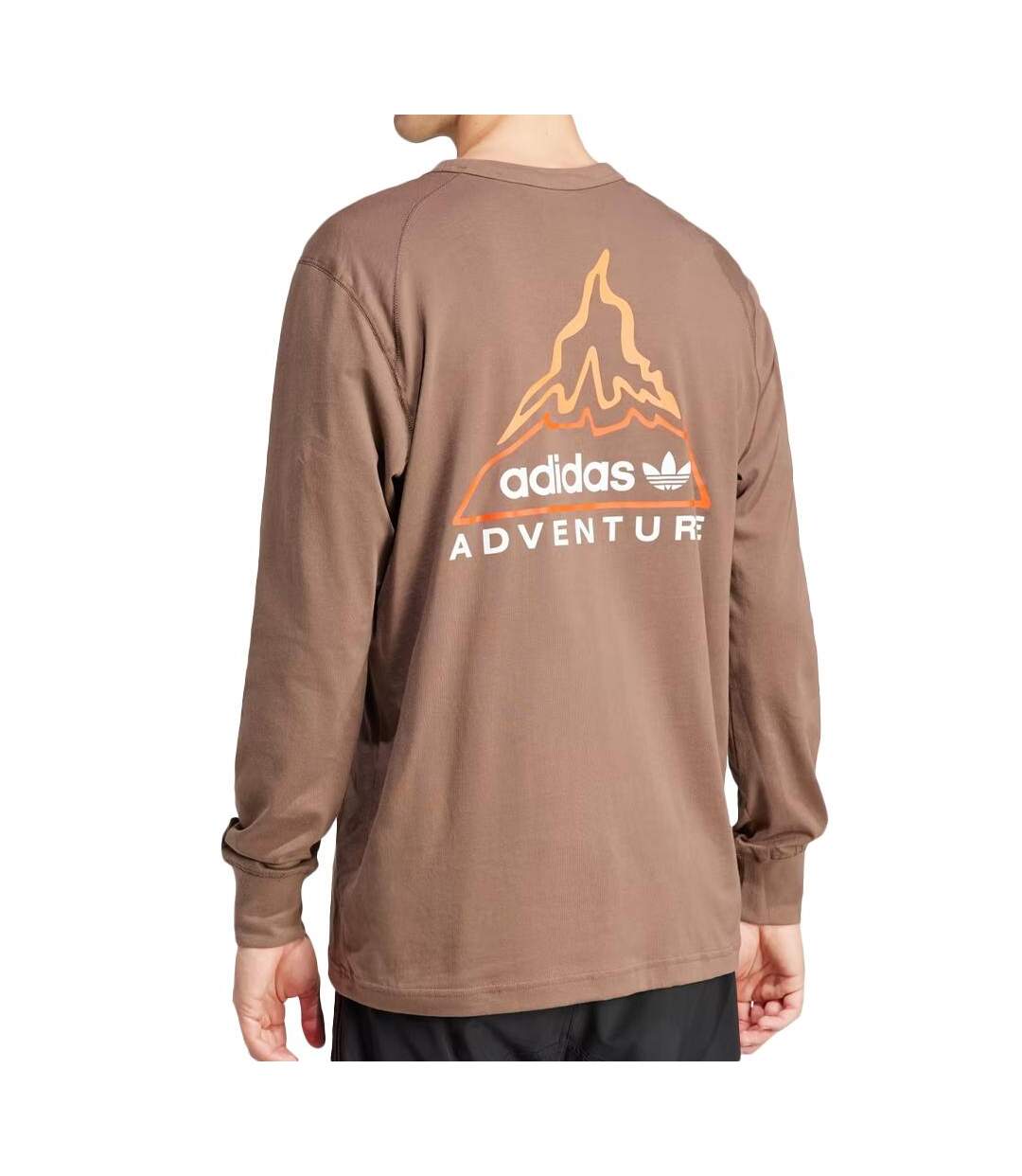 T-shirt Marron Homme Adidas Adv Volcano - L