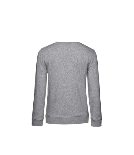 B&C Womens/Ladies Organic Sweatshirt (Gray Heather) - UTBC4721