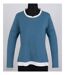 Pull Femme 2-en-1 PULF2004A – Élégance Trompe-l'Œil et Confort Absolu-3