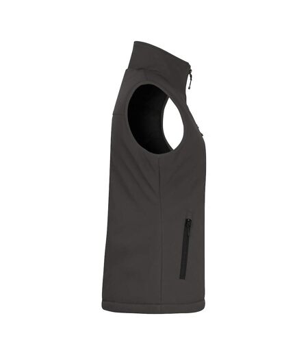 Clique Womens/Ladies Softshell Panels Vest (Dark Grey) - UTUB125