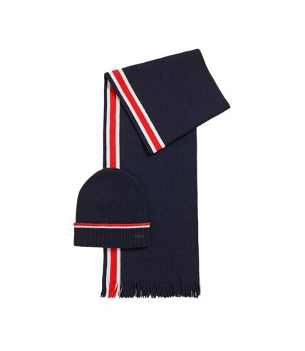 PSG Coffret Echarpe + Bonnet Marine Homme Hugo Boss - Taille unique