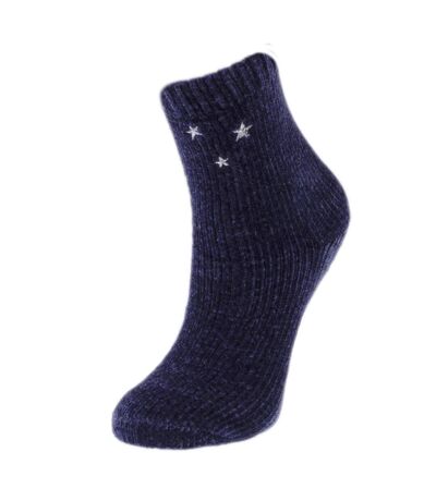 Isotoner Chaussettes d'intérieur femme ultra confortables, avec picots antidérapants