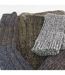 Lot de 12 chaussettes côtelées en alpaga pour hommes-4