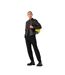 Mens Wool Blend Trousers Black Emporio Armani EA7-1