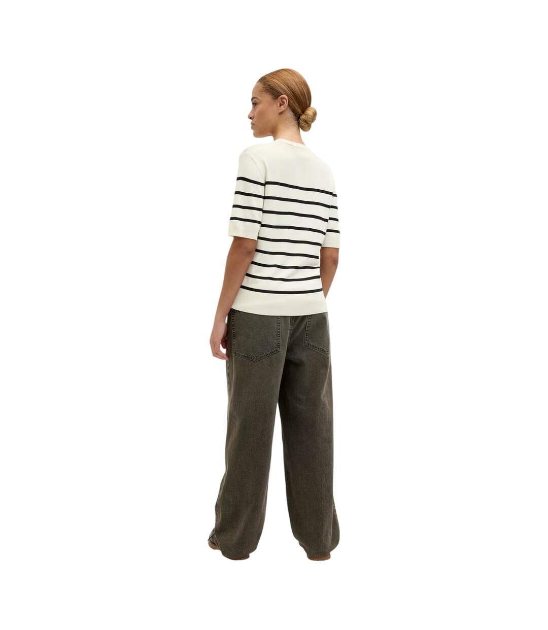 Haut Motif/style À Rayures Layla Femme Glace Vanille JJXX-4