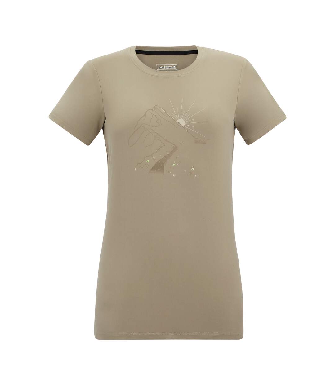 T-shirt Motif/style Abstrait Fingal Femme Beige Regatta-2