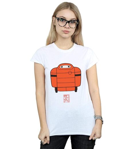 Disney - T-shirt BIG HERO BAYMAX SUIT - Femme (Blanc) - UTBI15094