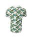 Polo vert/blanc à motifs homme american people paladin - l-2