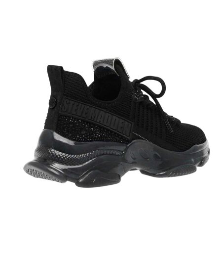 Womens/ladies Maxilla-r Trainers Black Steve Madden