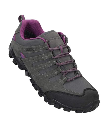 Mountain Warehouse Womens/Ladies Belfour Suede Outdoor Walking Shoes (Black) - UTMW237