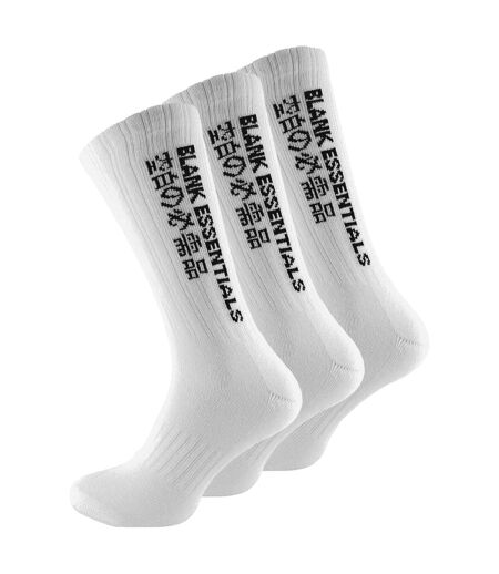 3 paires de chaussettes de sport en coton pour hommes