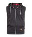Duke Mens Blake Kingsize Sleeveless Hoody (Charcoal Melange) - UTDC194-2