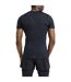 Craft Mens Mesh Wrap Short-Sleeved T-Shirt (Black) - UTUB941