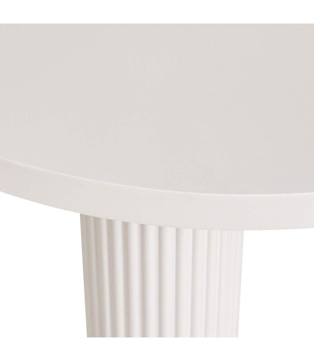 Table basse en bois TELLA - Crème-5