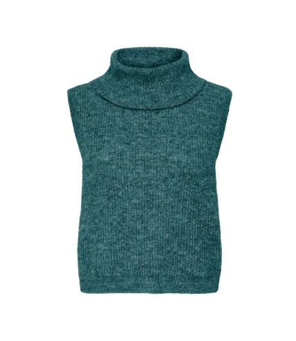 Pull Sans Manches Vert Femme JDY Ingeborg - L