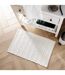 Tapis de Bain Jacquard Cleonis 50x80cm Blanc-5