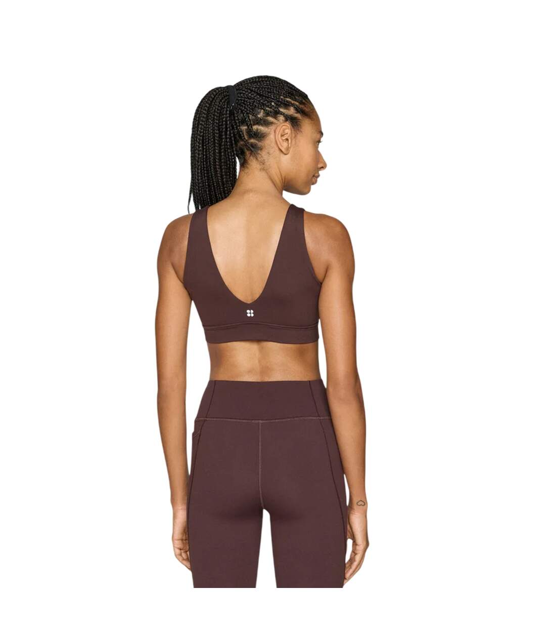 Brassière De Sport Yoga Ultimate Studio Femme Anthracite Sweaty Betty-3