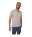 Mens Rocco Short-sleeved Polo Shirt Stone Threadbare-2