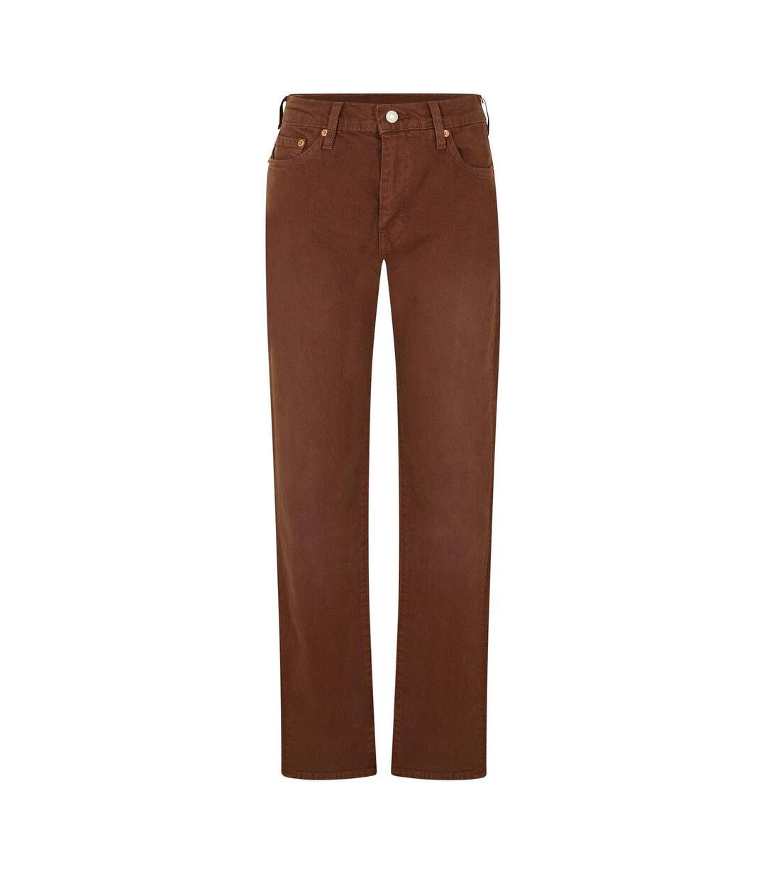 Jean Femme Rouge Argile Levis-1