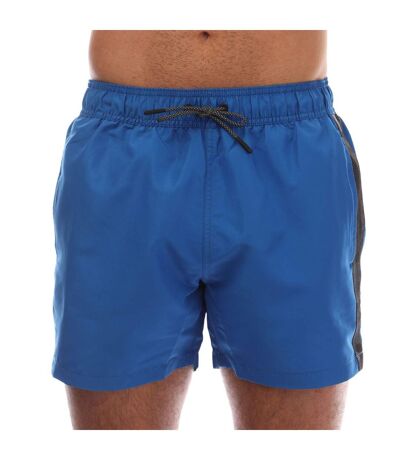 Short De Bain Style Logo Homme Bleu Emporio Armani