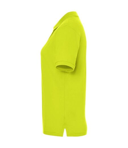 Polo Classic Femme Jaune Fluo James And Nicholson