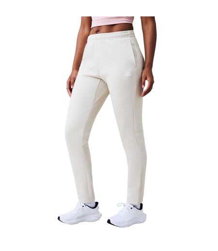 Womens/ladies Tempo+ Performance Tapered Tracksuit Bottoms Moonbeam Canterbury