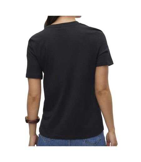 T-shirt Noir Femme Vero Moda Paulina - L