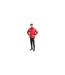 Coupe-vent Motif/style 3 Rayures Tiro Homme Rouge Adidas-1