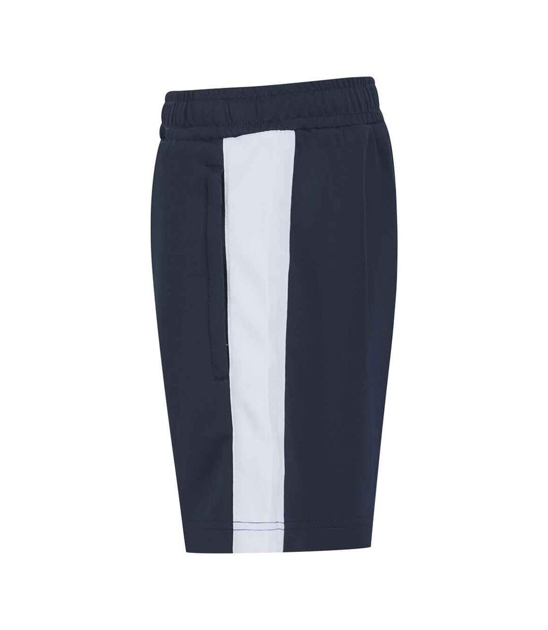 Mens knitted shorts navy/white Finden & Hales-3