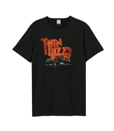 T-shirt thin lizzy adulte noir Amplified