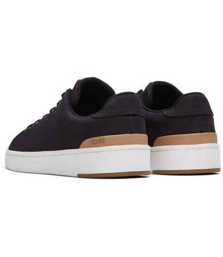 Mens trvl lite leather trainers black TOMS