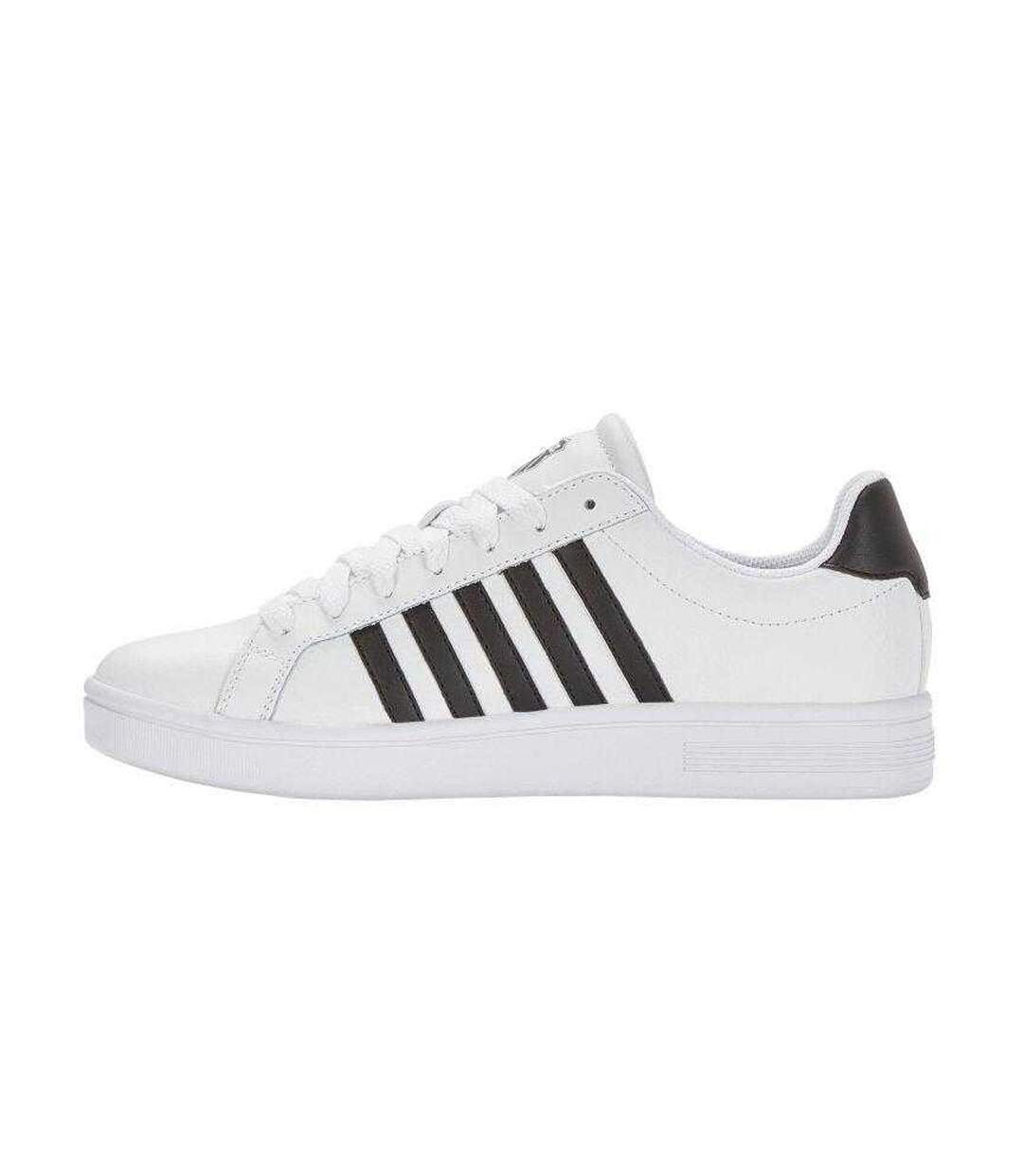 Baskets Court Tiebreak Homme Blanc Noir K-Swiss-3