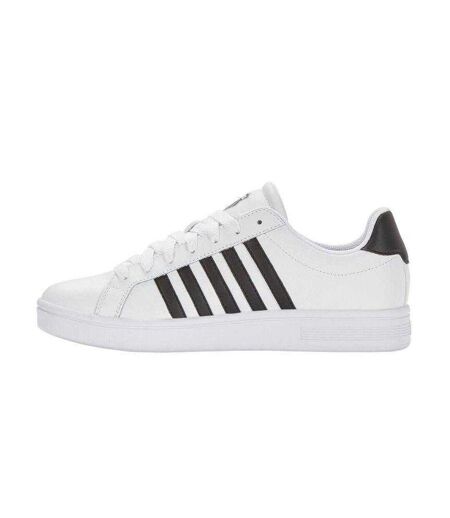 Baskets Court Tiebreak Homme Blanc Noir K-Swiss