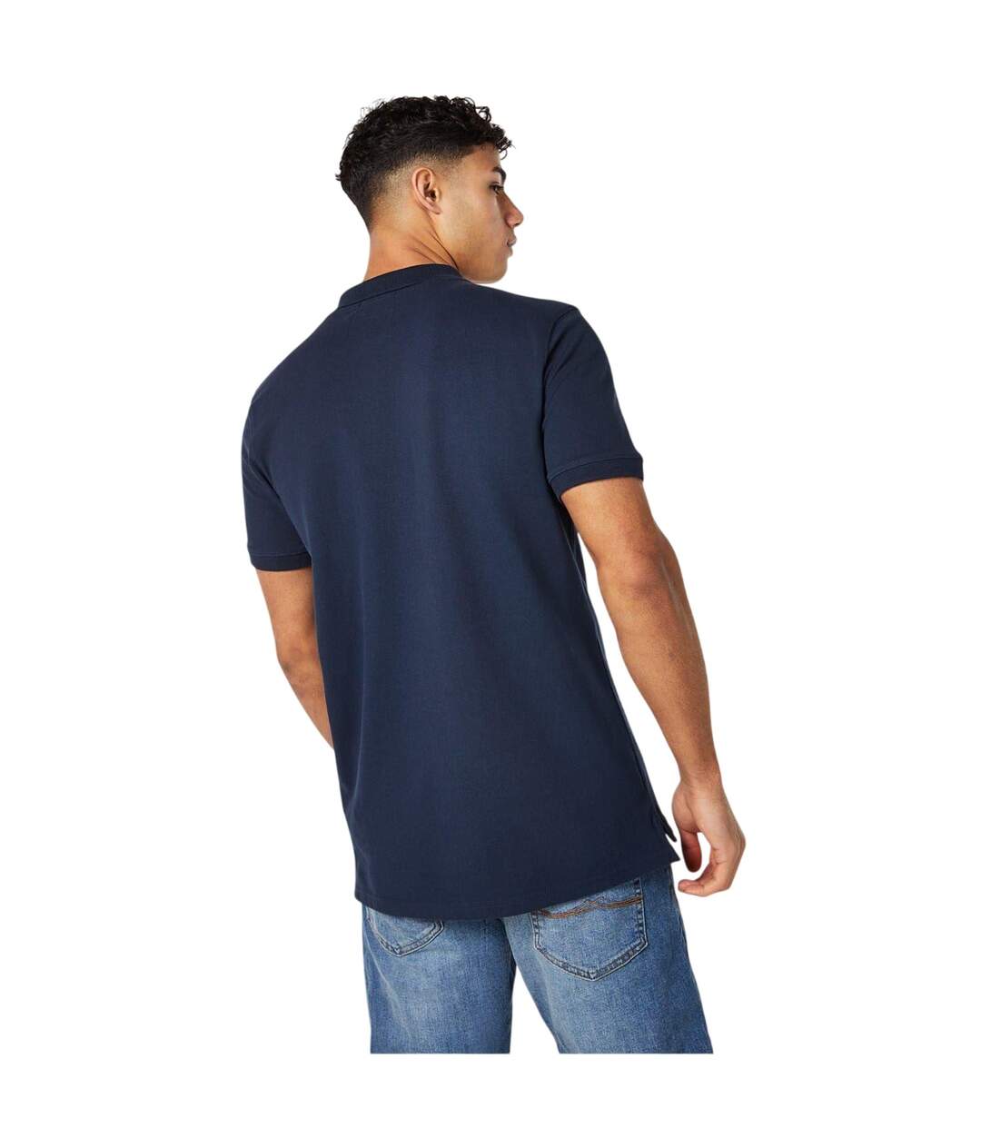 Mens Eaton Stretch Polo Shirt Navy Jack Wills-3