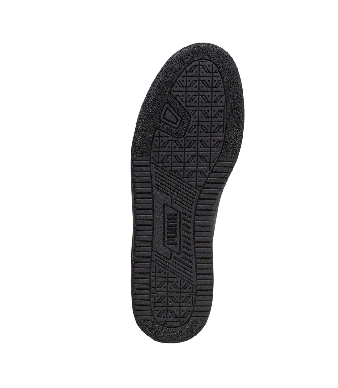 Mens Caven 2.0 Logo Trainers Triple Black Puma-4