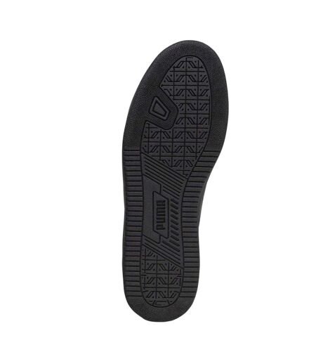 Mens Caven 2.0 Logo Trainers Triple Black Puma