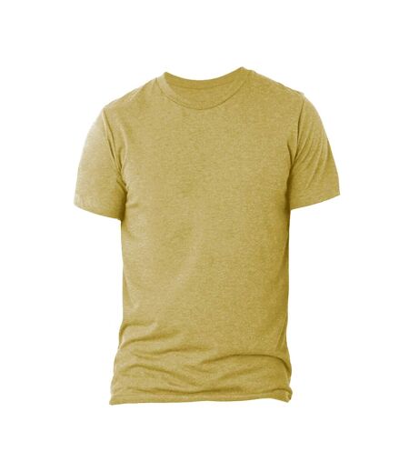 Canvas Triblend Crew Neck T-Shirt / Mens Short Sleeve T-Shirt (White Fleck Triblend)