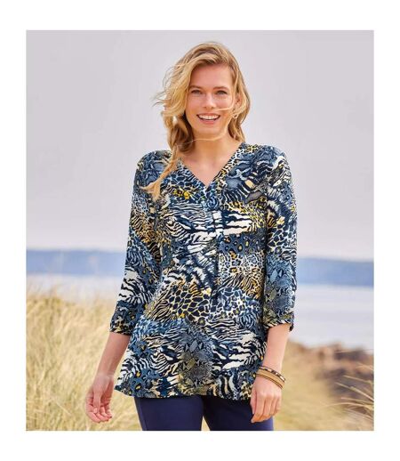 Blouse femme bleu Atlas For Women