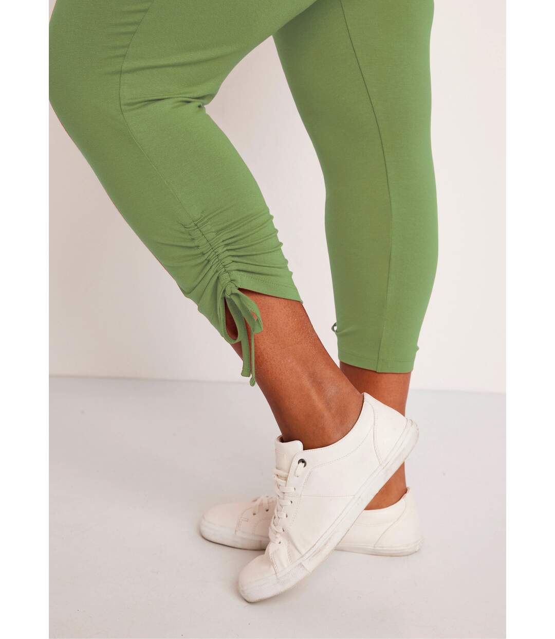 Legging court ceinture élastiqué-4