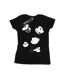 Disney T-shirt en coton Femme/Femme Mickey Mouse Faces (Noir) - UTBI31154-1