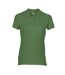 Gildan Womens/Ladies Premium Cotton Sport Double Pique Polo Shirt (Military Green)