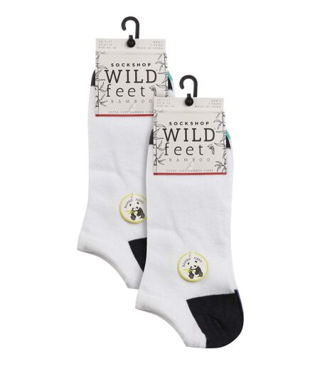 Wildfeet - 6 Paires Homme Chaussettes Basses Bambou | Amusantes Respirant